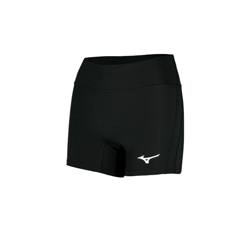 Damske Šortky Mizuno Elevated 4" Inseam Volejbalove Čierne Vypredaj ZOEY70839